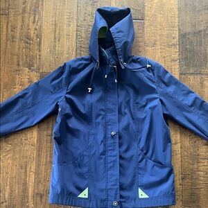 Mackintosh Woman’s Blue Wind Breaker Jacket Sz Large